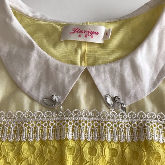 Peter Pan Collar Vintage Dress - Picture 5 of 8